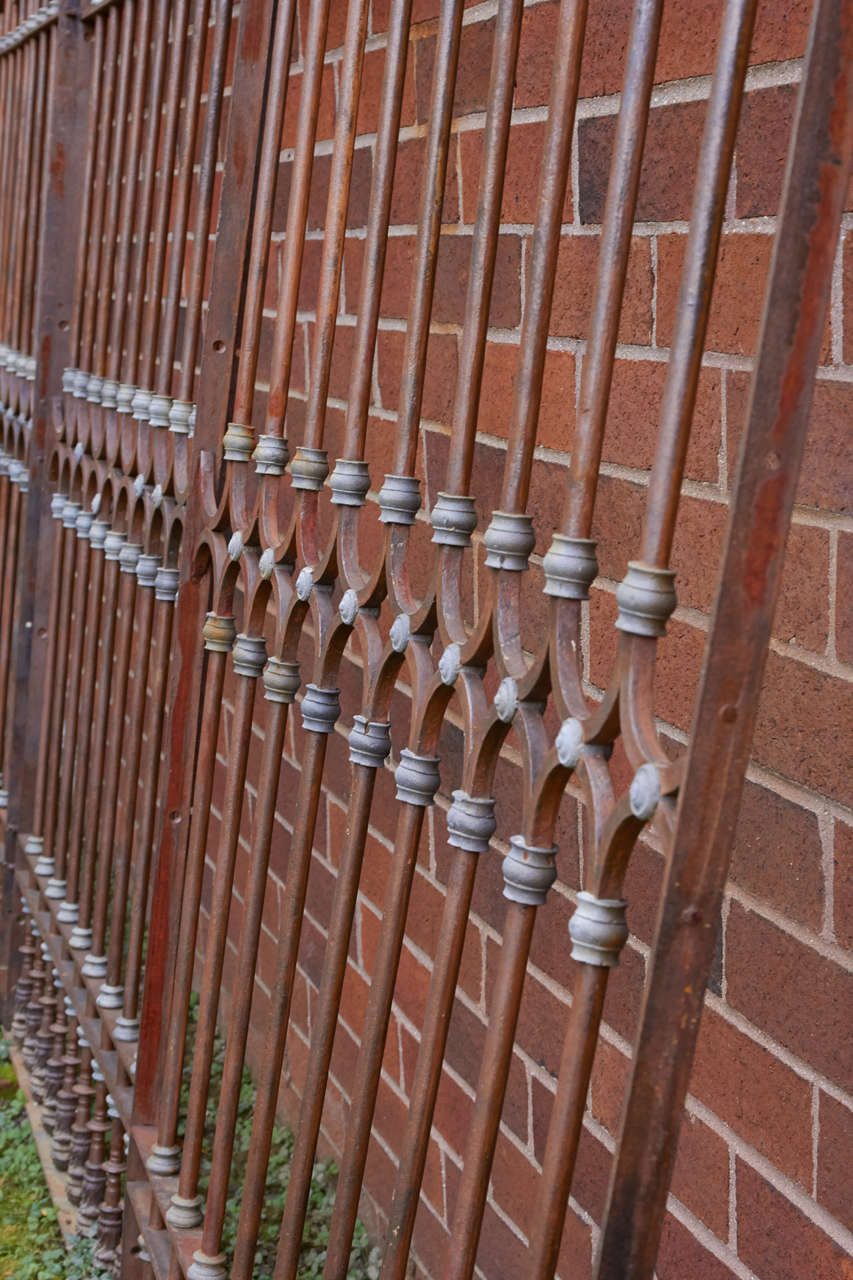 19th Century Chilean Iron Gates, Set of Three For Sale 7