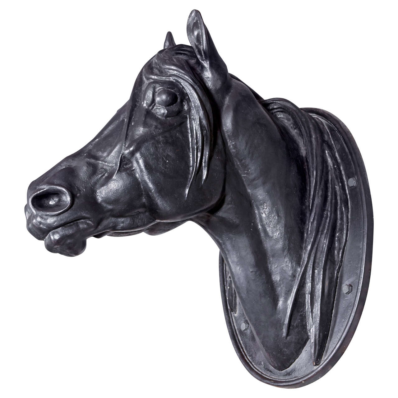 Cast Iron Horse Head For Sale at 1stDibs iron horse heads