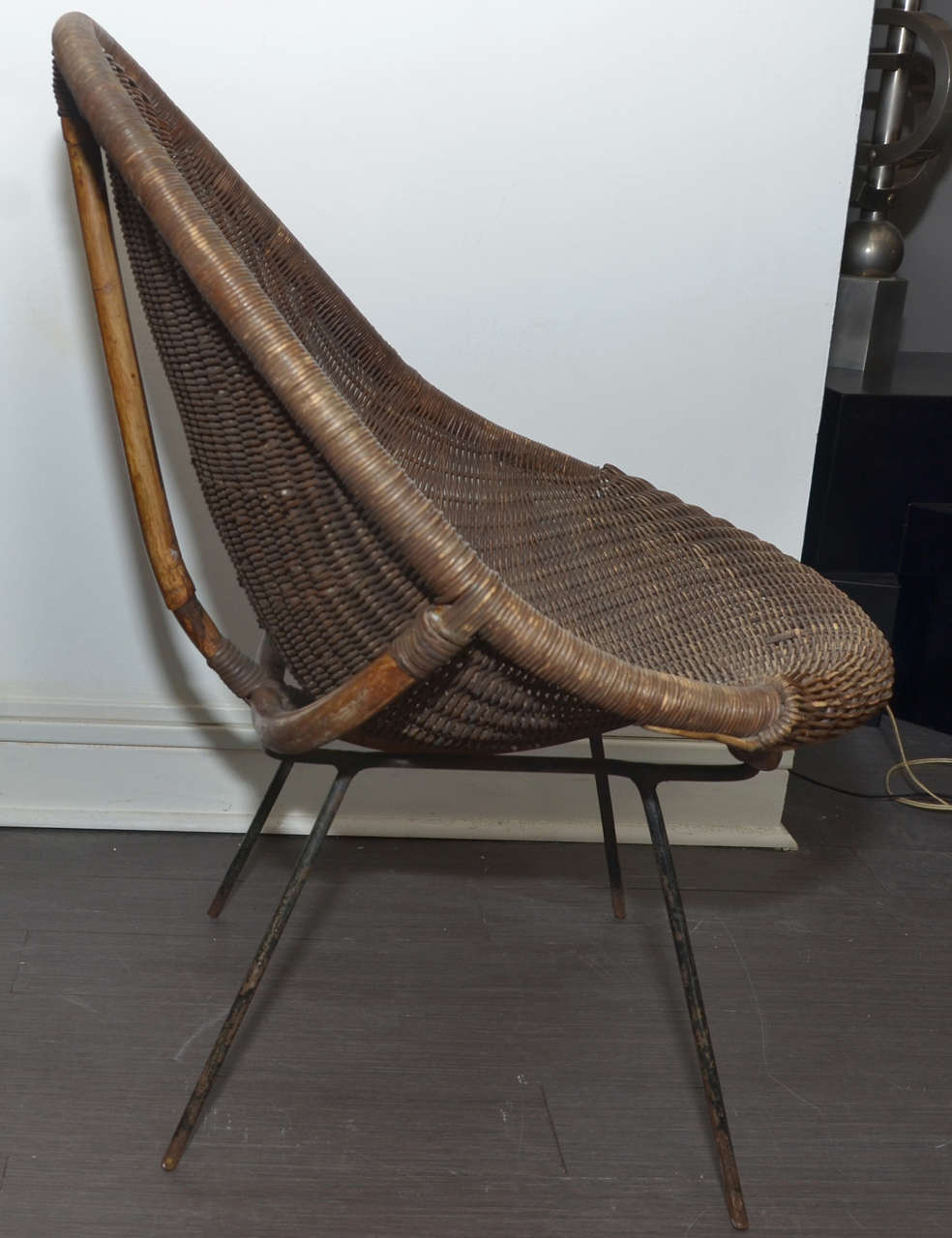 Mid-20th Century Rattan Living Room by Ico Parisi For Sale