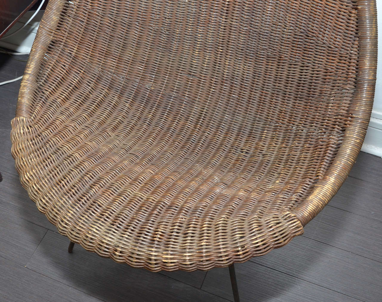 Rattan Living Room by Ico Parisi For Sale 2