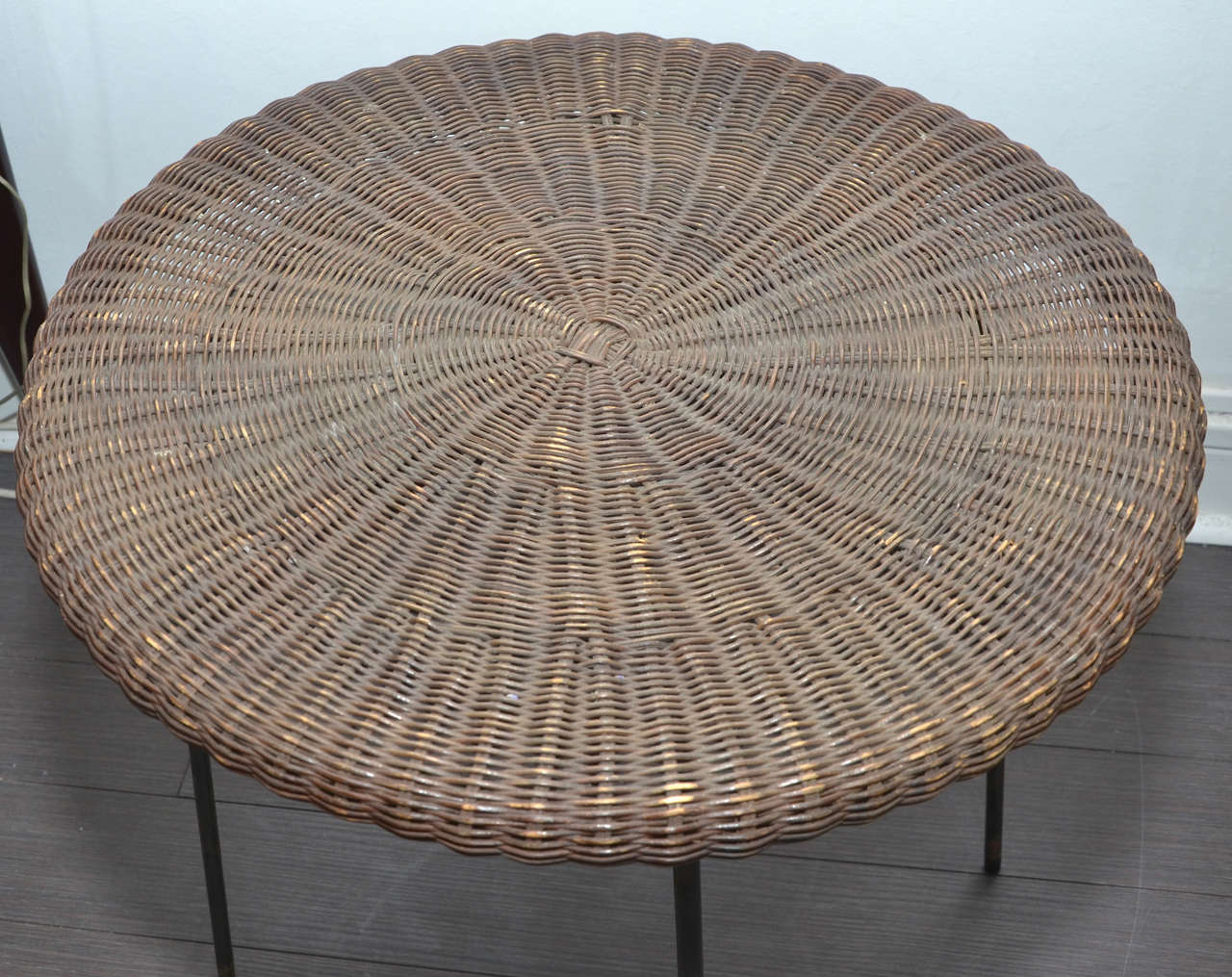 Rattan Living Room by Ico Parisi For Sale 4