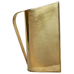Peter Muller-Munk Rare Brass Normandie Pitcher for Revere c.1935