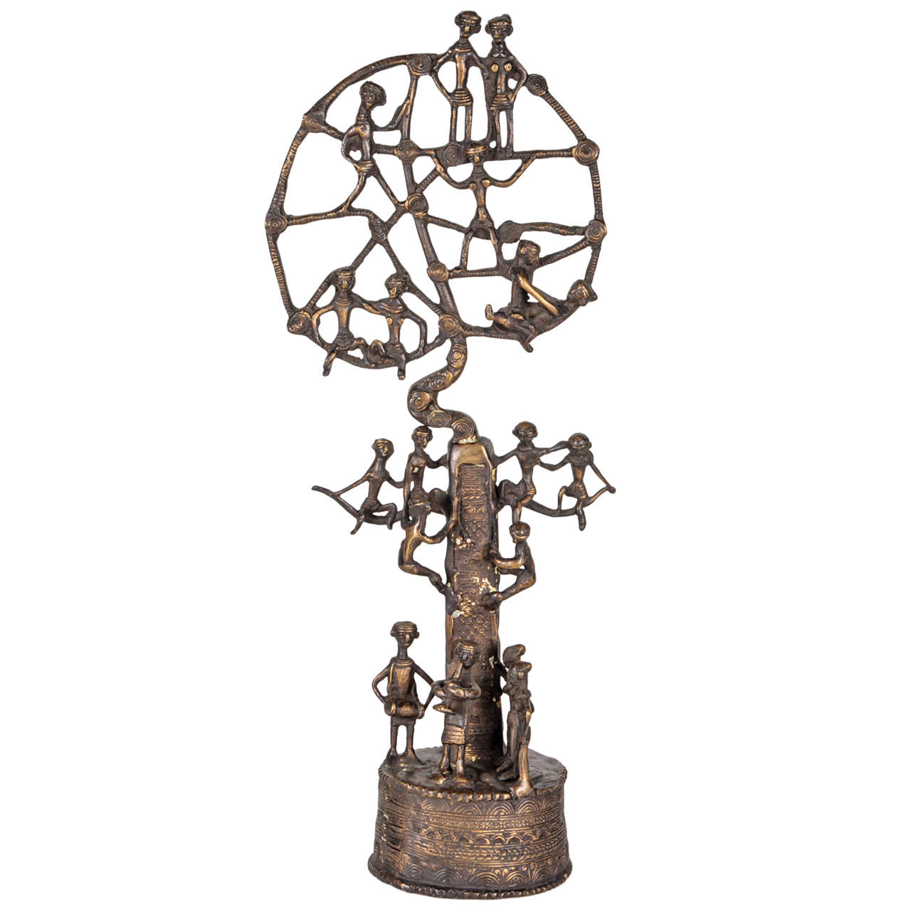 African Bronze "Tree of Life" Sculpture 20th Century at 1stdibs