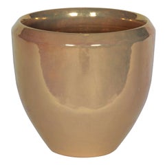 Gold Ceramic Planter