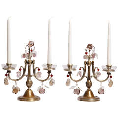 Gagneau Freres, A Pair of two light Candelabra, circa 1920