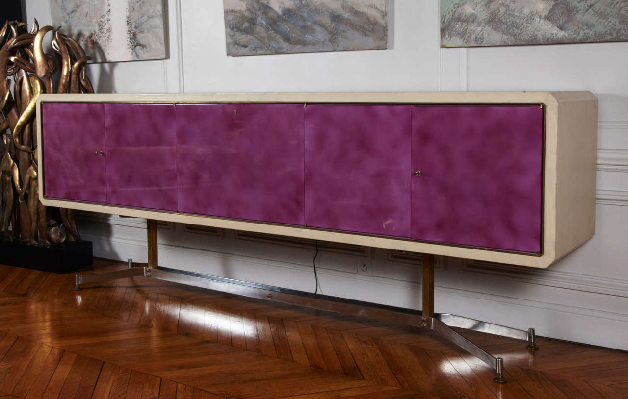 1960s sideboard designed for a private collector for his house in Saint-Tropez.