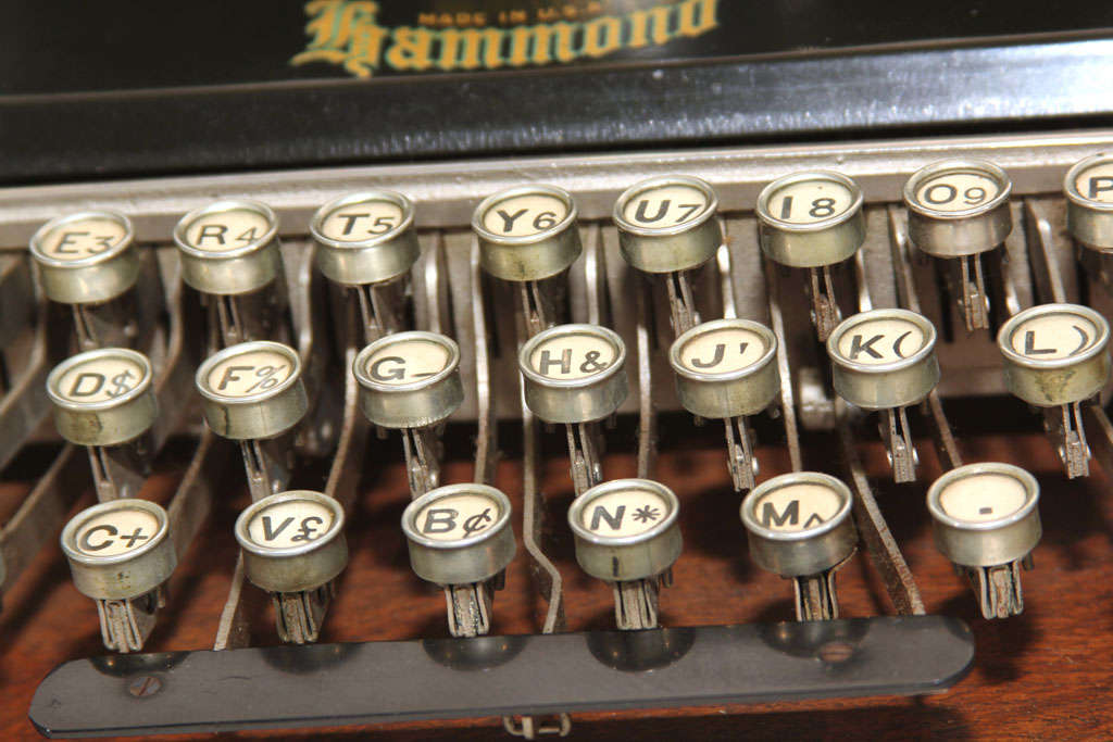 hammond multiplex typewriter value