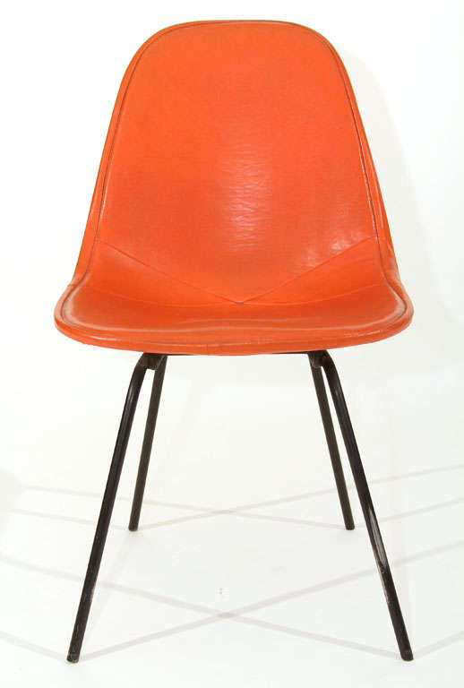Eames Wireback Chair with "H" Base