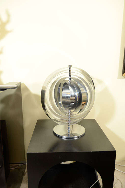 Spiral Banded Lamp, American ca. 1960's