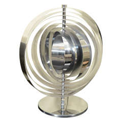 Spiral Banded Lamp, American ca. 1960's