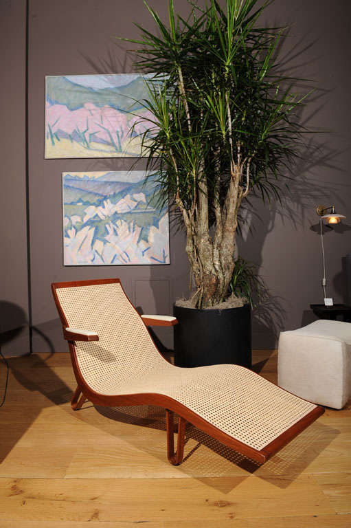 Mid-Century Modern Edward Wormley Pair of Chaise Longues, 1957