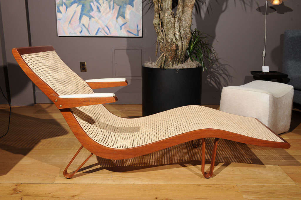 Edward Wormley Pair of Chaise Longues, 1957 In Good Condition In San Francisco, CA