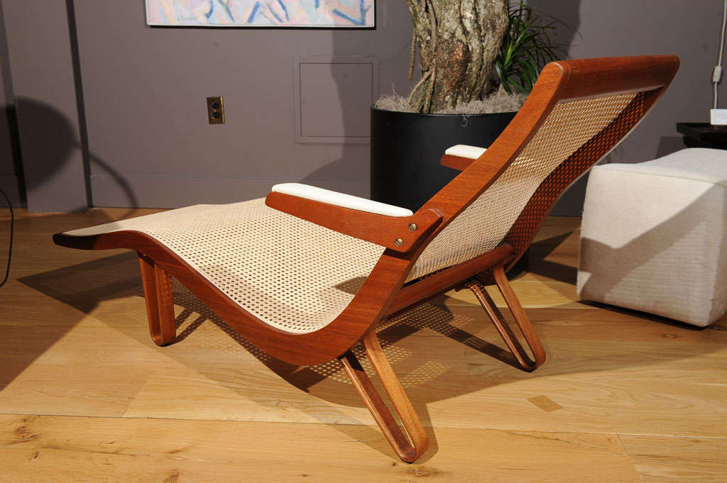 Mid-20th Century Edward Wormley Pair of Chaise Longues, 1957