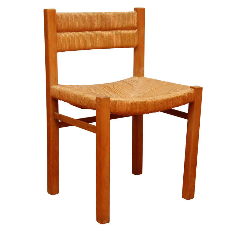 Dining Chair with Rush Seat at 1stDibs