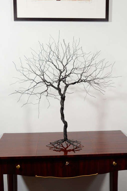 Large Wire Tree Sculpture by Pablo Avilla