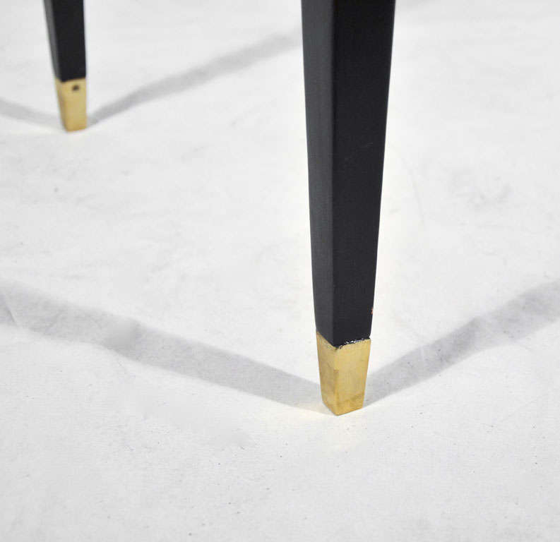 Mid-20th Century Pair Gio Ponti  Black Lacquared Toilettes