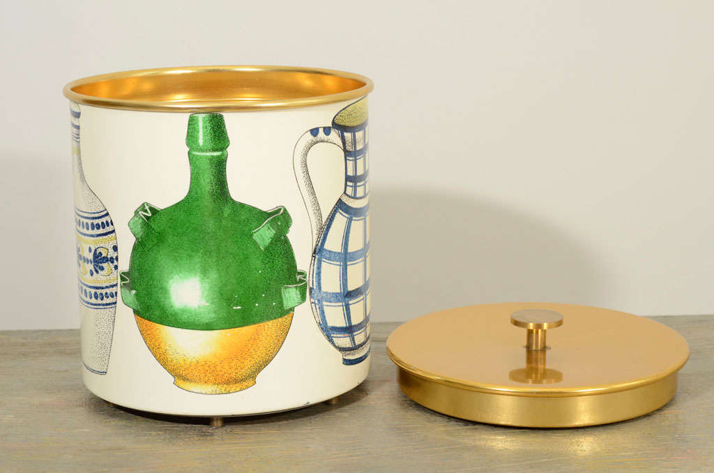 Mid-20th Century Piero Fornasetti Ice Bucket