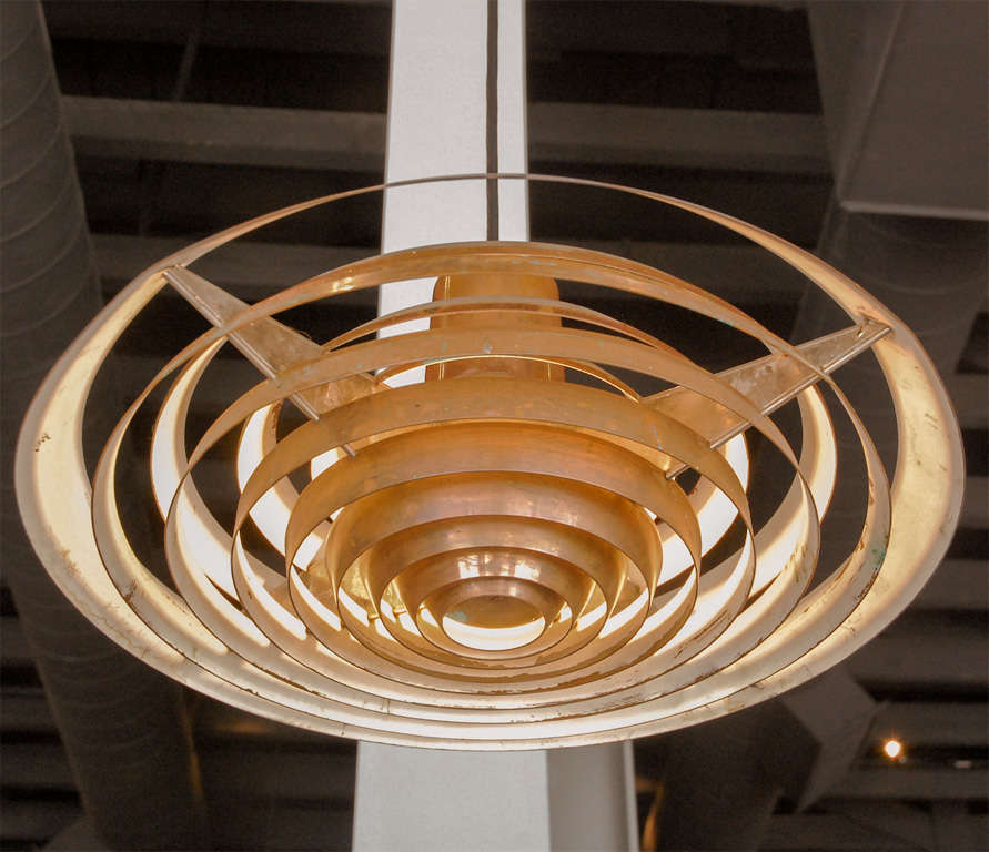 Danish Poul Henningsen Plate Lamp , Denmark