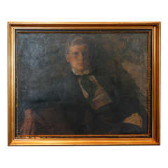 Portrait Of An Architect By Julie Marstrand, Denmark 1905