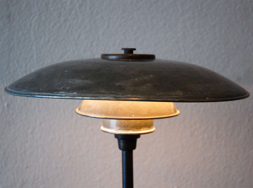 Mid-20th Century Poul Henningsen 3.5/2 Nickel Plated Table Lamp , 1930