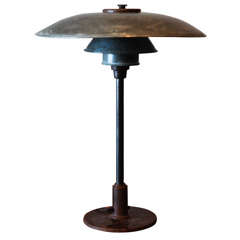 Poul Henningsen 3.5/2 Nickel Plated Table Lamp , 1930