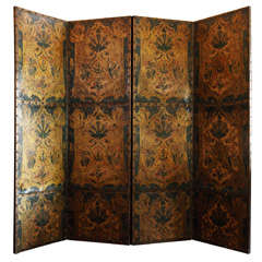 Embossed Leather Screen