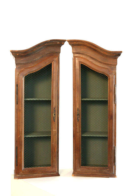 Pair of Hanging Wall Cabinets
