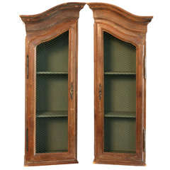 Pair of Hanging Wall Cabinets