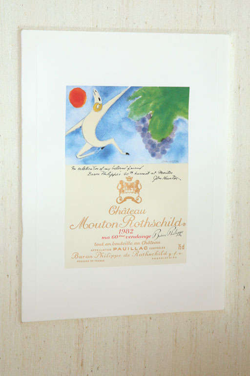 mouton rothschild wine labels for sale