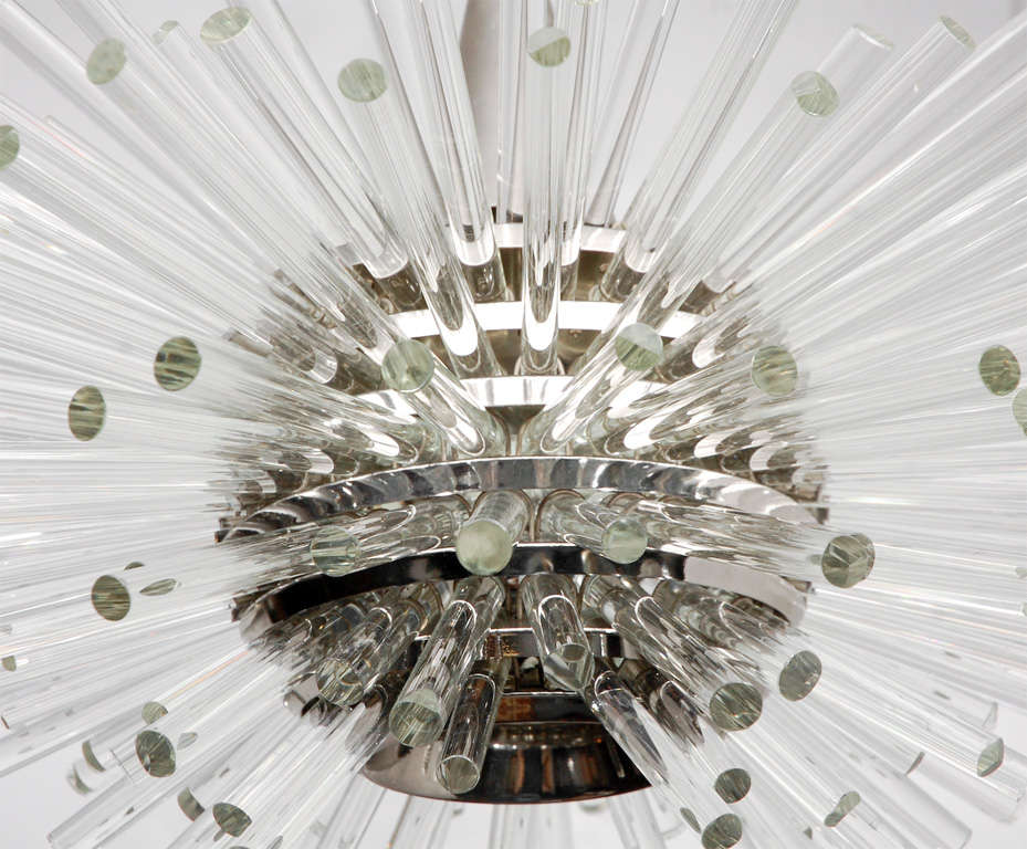 Crystal Sputnik Chandelier by Bakalowits