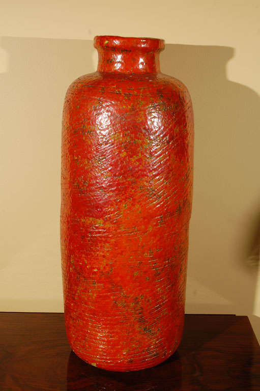 Hungarian Ceramic Floor Vase