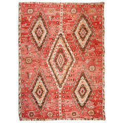 Antique Turkish Kilim Rug 