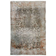 Antique Turkish Silk Kysari rug 
