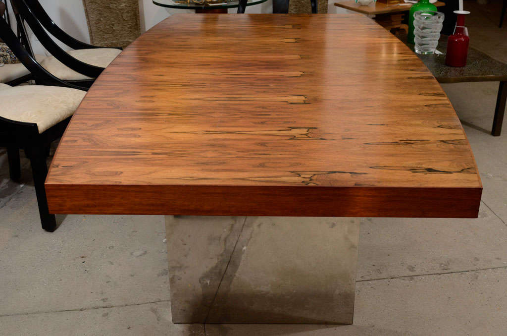 Bookmatched Midcentury Rosewood Dining Table by Eppinger 1