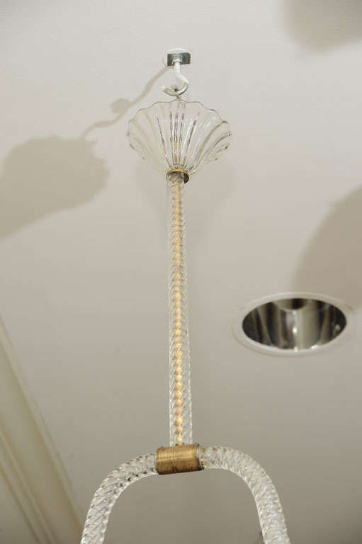 A Bell Shaped Barovier and Toso Chandelier