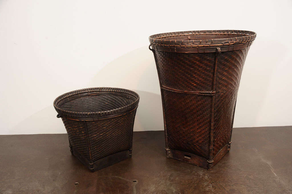 Antique Laotian Baskests