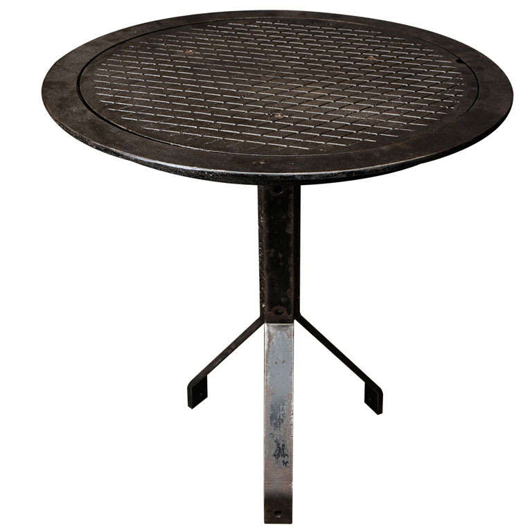 Industrial Grate Table For Sale