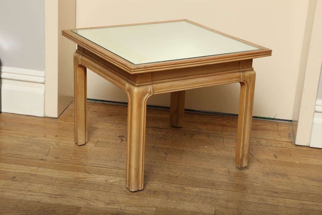 A Set of 3 Square Asian Inspired Low Tables.