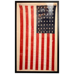 Bulldog Bunting American Flag with Original Box