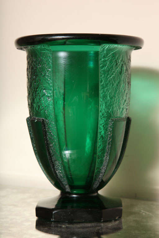 Mid-20th Century DAUM NANCY Art Deco Vase