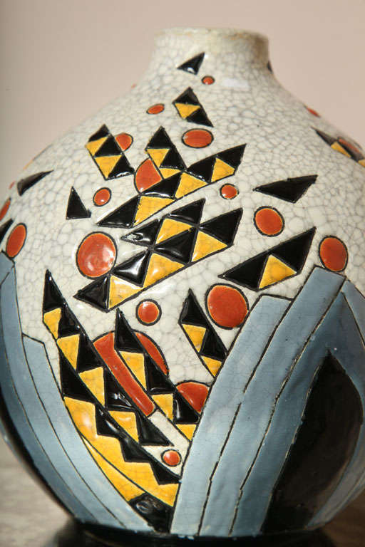 Boch Frères, Belgian Ceramic Vase 2