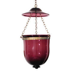 Amethyst Bell Jar Lantern