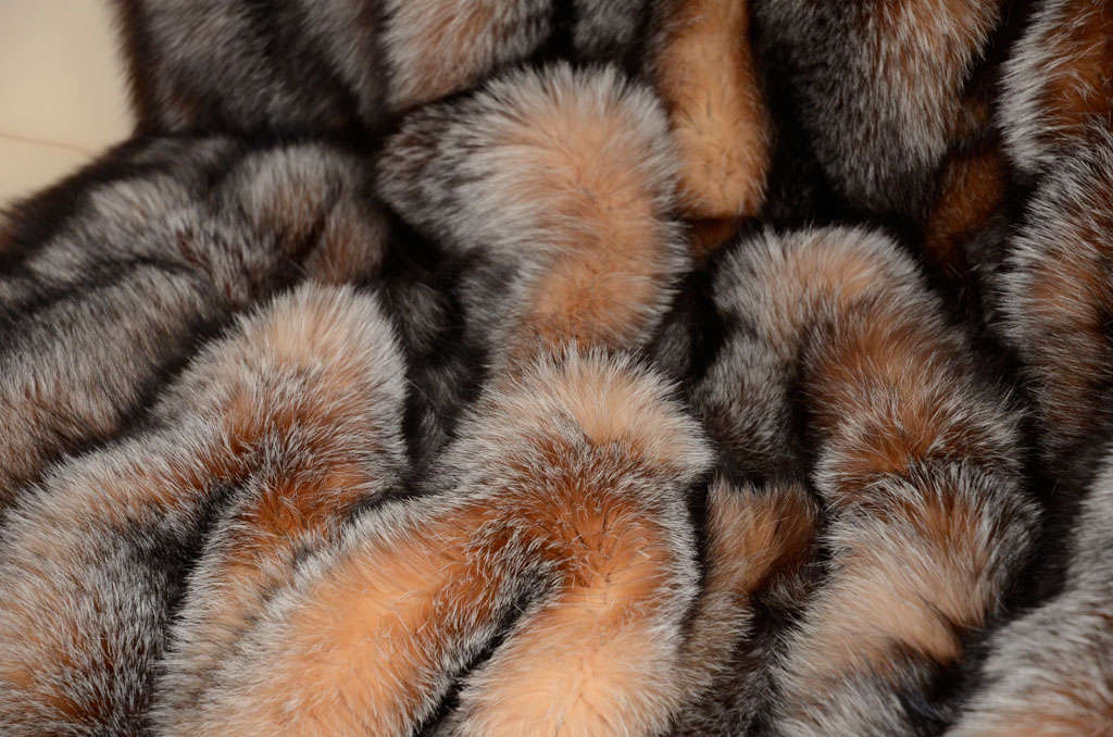 Throw, Fox Fur at 1stdibs