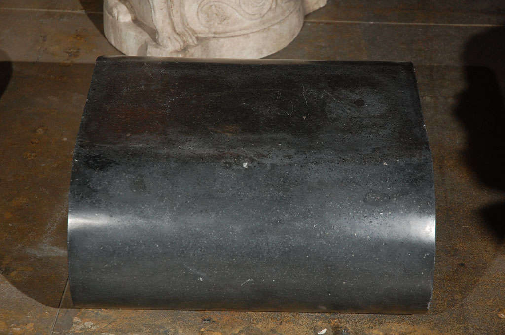 Italian Black Granite Sculpture/Table, circa 1950 For Sale 1