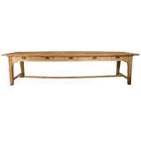 Antique 19th century pine and sycamore tailors table