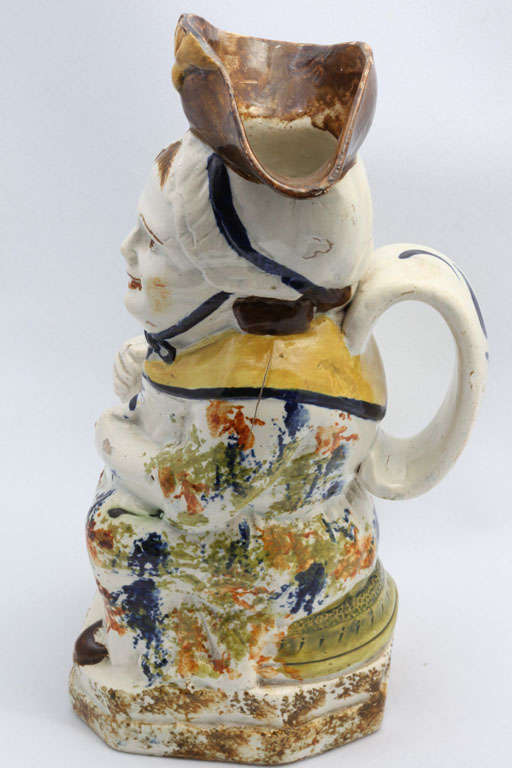 English Pearlware Martha Gunn Toby jug 5