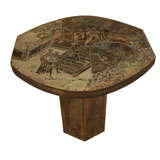 Laverne "chan" Side Table In Bronze