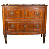 ITALIAN WALNUT 2 DRAWER NEO CLASSIC COMMODE
