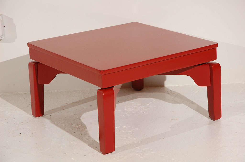 Painted Swivel X Base Side Table