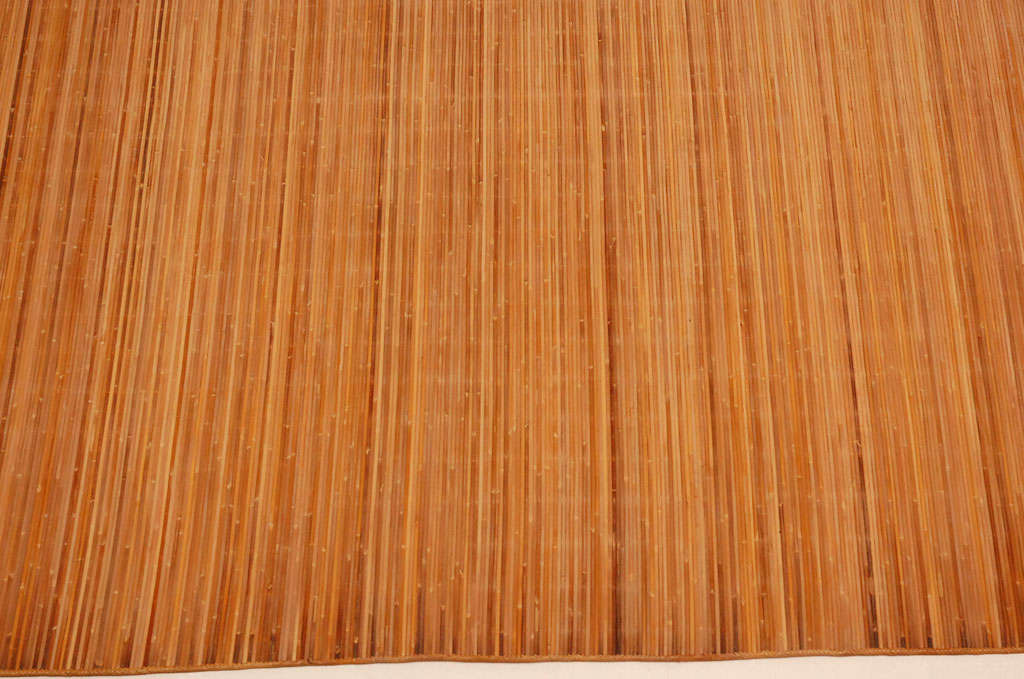 20th Century Japanese Wood Floor Mat